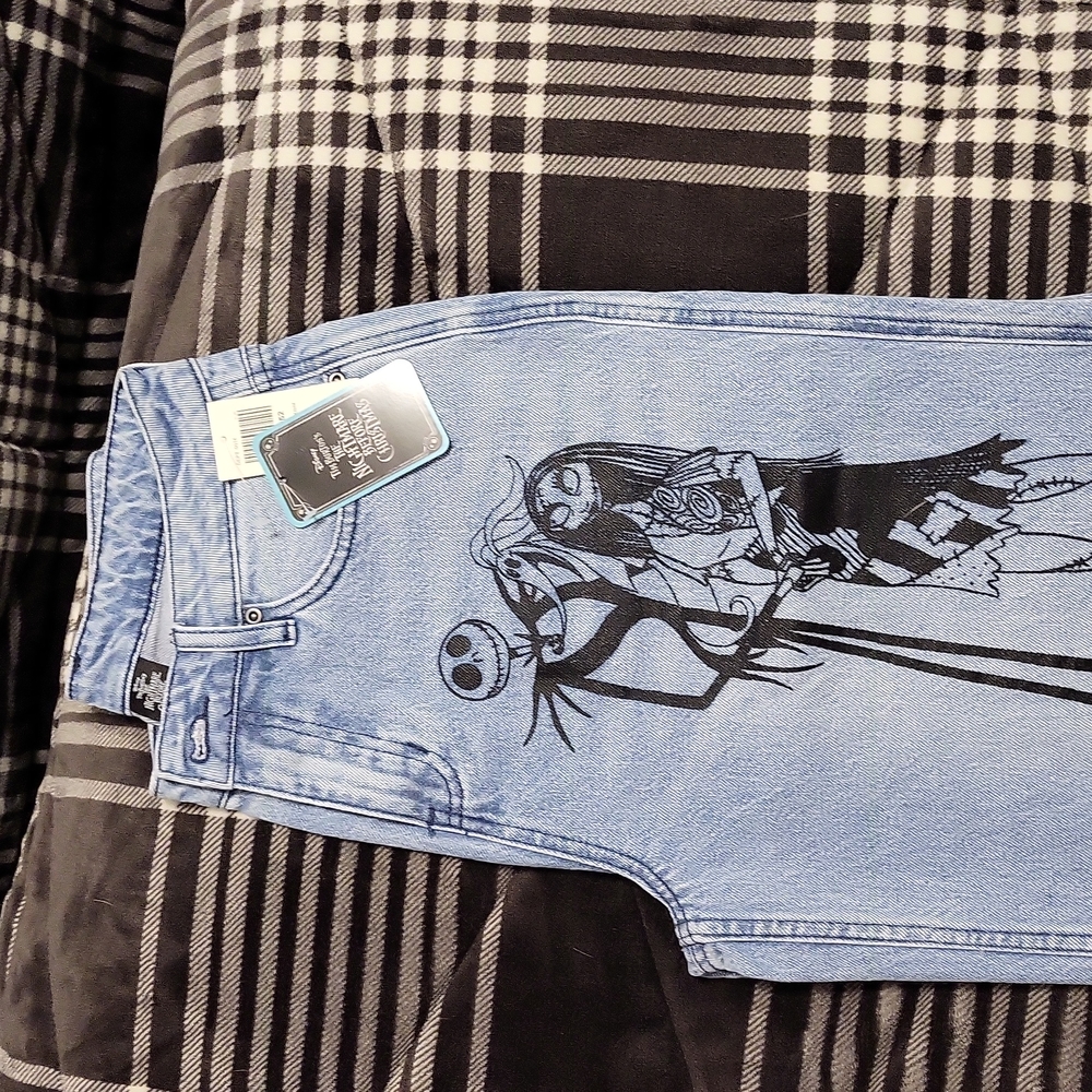 Disney nightmare before Christmas wide leg jeans